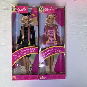 Vintage Barbie Mattel My Graduation 2004 Dolls Lot of 2